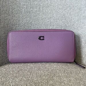 Purple Coach Wallet